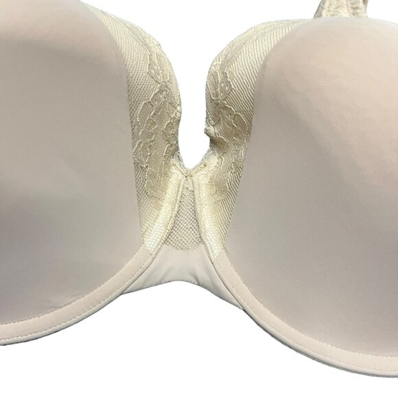 Olga by Warners Bra Cloud 9 Full Figure Underwire Bra GF7961A Almond 38DD - Picture 2 of 5